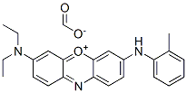 3-(diethylamino)-7-[(o-tolyl)amino]phenoxazin-5-ium formate CAS#: 85005-74-9