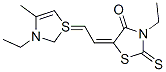 3-ethyl-5-[2-(3-ethyl-4-methyl-1-(3H)-thiazolylidene)ethylidene]rhodanine CAS#: 83846-68-8