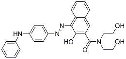 3-hydroxy-N,N-bis(2-hydroxyethyl)-4-[[4-(phenylamino)phenyl]azo]naphthalene-2-carboxamide CAS#: 84604-36-4