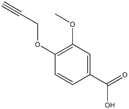 3-methoxy-4-(prop-2-ynyloxy)benzoic acid CAS#: 85680-64-4