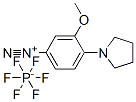 3-methoxy-4-(pyrrolidin-1-yl)benzenediazonium hexafluorophosphate CAS#: 85750-31-8