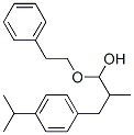 3-(p-isopropylphenyl)-2-methyl-1-(phenethyloxy)propanol CAS#: 85665-82-3