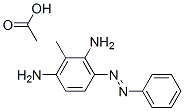 3-(phenylazo)toluene-2,6-diamine monoacetate CAS#: 84434-43-5