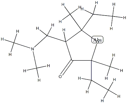 3(2H)-Furanone,4-[(dimethylamino)methyl]-2,5-diethyldihydro-2,5-dimethyl-(9CI) CAS#: 807262-58-4