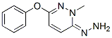 3(2H)-Pyridazinone,2-methyl-6-phenoxy-,hydrazone(8CI) CAS#: 801982-47-8
