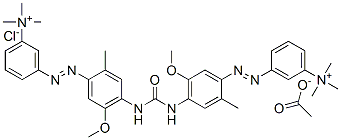 3,3'-[carbonylbis[imino(5-methoxy-2-methyl-p-phenylene)azo]]bis[N,N,N-trimethylanilinium] acetate chloride CAS#: 85283-60-9