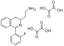 3,4-Dihydro-1-(2-fluorophenyl)-3-isoquinolineethanamine ethanedioate ( 1:2) CAS#: 83658-26-8
