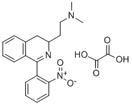 3,4-Dihydro-N,N-dimethyl-1-(2-nitrophenyl)-3-isoquinolineethanamine et hanedioate (1:1) CAS#: 83658-47-3