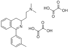 3,4-Dihydro-N,N-dimethyl-1-(3-methylphenyl)-3-isoquinolineethanamine e thanedioate (1:2) CAS#: 83658-44-0