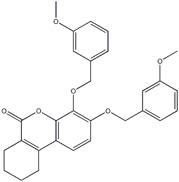 3,4-bis[(3-methoxyphenyl)methoxy]-7,8,9,10-tetrahydrobenzo[c]chromen-6-one CAS#: 840470-44-2