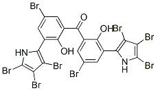 (3,4,5-Tribromo-1H-pyrrole-2-yl)(2-hydroxy-5-bromophenyl) ketone CAS#: 88217-19-0