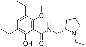 3,5-Diethyl-N-[[(2S)-1-ethylpyrrolidin-2-yl]methyl]-2-hydroxy-6-methoxybenzamide CAS#: 84226-10-8