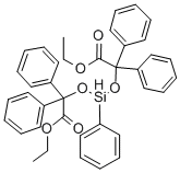 3,5,8-Trioxa-4-siladecanoic acid, 7-oxo-2,2,4,6,6-pentaphenyl-, ethyl ester CAS#: 85905-75-5