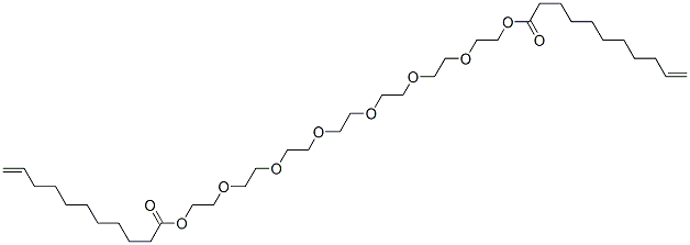 3,6,9,12,15,18-hexaoxaicosane-1,20-diyl di(undec-10-enoate) CAS#: 85068-52-6