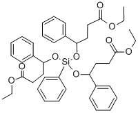 3,8,10-Trioxa-9-silatetradecan-14-oic acid, 9-(4-ethoxy-4-oxo-1-phenyl butoxy)-4-oxo-7,9,11-triphenyl-, ethyl ester CAS#: 85905-71-1