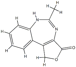 3H-Furo[3,4-d][1,3]benzodiazepin-3-one,1,4-dihydro-5-methyl-(8CI) CAS#: 802594-54-3