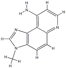 3H-Imidazo[4,5-f]quinolin-9-amine,3-methyl-(9CI) CAS#: 89263-28-5