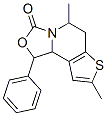 3H-Oxazolo[3,4-a]thieno[3,2-c]pyridin-3-one,  1,5,6,9b-tetrahydro-5,8-dimethyl-1-phenyl- CAS#: 86970-93-6