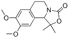 3H-Oxazolo[4,3-a]isoquinolin-3-one,  1,5,6,10b-tetrahydro-8,9-dimethoxy-1,1-dimethyl- CAS#: 86970-88-9