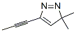 3H-Pyrazole, 3,3-dimethyl-5-(1-propynyl)- (9CI) CAS#: 86958-29-4