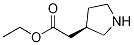 (3R)-3-Pyrrolidineacetic acid ethyl ester CAS#: 808157-10-0