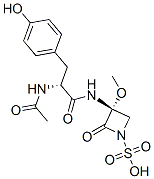 (3R)-3-[[(R)-2-Acetylamino-3-(4-hydroxyphenyl)-1-oxopropyl]amino]-3-methoxy-2-oxo-1-azetidinesulfonic acid CAS#: 82227-66-5