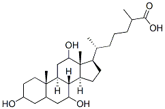 (3R,5R,7R,8R,9S,10R,12S,13R,14S,17R)-3,7,12-trihydroxy-10,13-dimethyl-17-[(] CAS#: 863-39-8