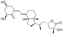 (3R,5S)-5-[(2R)-2-[(1R,3aR,4E,7aR)-4-[(2Z)-2-[(3S,5S)-3,5-dihydroxy-2-methylidene-cyclohexylidene]ethylidene]-7a-methyl-2,3,3a,5,6,7-hexahydro-1H-inden-1-yl]propyl]-3-hydroxy-3-methyl-oxolan-2-one CAS#: 81203-50-1