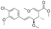 (3S,4S,5E)-6-(4-Chloro-3-methoxyphenyl)-4-methoxy-2-[(E)-methoxymethylene]-3-methyl-5-hexenoic acid methyl ester CAS#: 87081-56-9