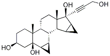 (3S,5R,6R,7R,8R,9S,10R,13S,14S,15S,16S,17S)-octadecahydro-17-(3-hydroxy-1-propynyl)-10,13-dimethyl-5H-dicyclopropa[6,7:15,16]cyclopenta[a]phenanthrene-3,5,17-triol CAS#: 82543-17-7