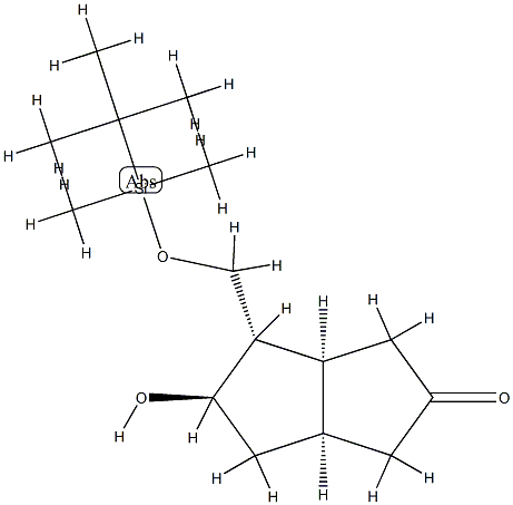 [3aS-(3a,4,5,6a)]-(9CI)-4-[[[(1,1-DiMethylethyl)diMethylsilyl]oxy]Methyl]hexahydro-5-hydroxy-2(1H)-pentalenone CAS#: 81266-61-7