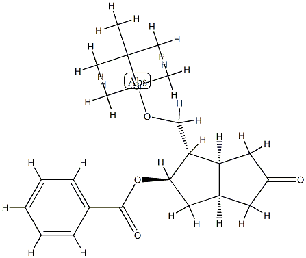 [3aS-(3a,4,5,6a)]-(9CI)-5-(Benzoyloxy)-4-[[[(1,1-diMethylethyl)diMethylsilyl]oxy]Methyl]hexahydro-2(1H)-pentalenone CAS#: 81266-62-8