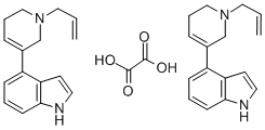 4-(1-(2-Propenyl)-1,2,5,6-tetrahydropyridin-3-yl)-1H-indole oxalate (2 :1) CAS#: 83363-39-7