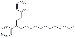 4-[1-(2-phenylethyl)tridecyl]pyridine CAS#: 83898-20-8