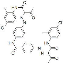 4-[[1-[[(4-chloro-o-tolyl)amino]carbonyl]-2-oxopropyl]azo]-N-[4-[[1-[[(4-chloro-o-tolyl)amino]carbonyl]-2-oxopropyl]azo]phenyl]benzamide CAS#: 85959-38-2