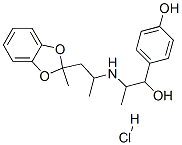 4-[1-hydroxy-2-[1-(2-methylbenzo[1,3]dioxol-2-yl)propan-2-ylamino]prop yl]phenol hydrochloride CAS#: 87081-21-8