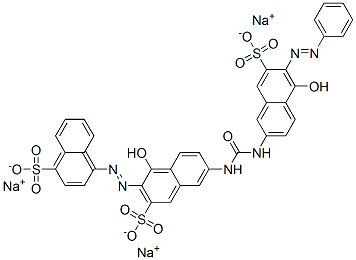 4-[[1-hydroxy-6-[[[[5-hydroxy-6-(phenylazo)-7-sulpho-2-naphthyl]amino]carbonyl]amino]-3-sulpho-2-naphthyl]azo]naphthalene-1-sulphonic acid, sodium salt CAS#: 83221-77-6