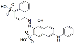 4-[[1-hydroxy-6-(phenylamino)-3-sulpho-2-naphthyl]azo]naphthalenesulphonic acid CAS#: 85455-47-6