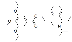 4-(1-phenylpropan-2-yl-propyl-amino)butyl 3,4,5-triethoxybenzoate CAS#: 88688-74-8