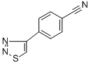 4-(1,2,3-THIADIAZOL-4-YL)BENZONITRILE CAS#: 82894-99-3