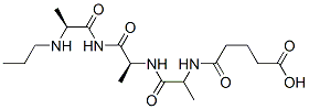 4-[[(1S)-1-[[(1S)-1-[[(2S)-2-propylaminopropanoyl]carbamoyl]ethyl]carb amoyl]ethyl]carbamoyl]butanoic acid CAS#: 83808-39-3