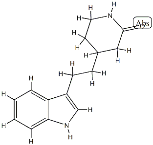 4-(2-(3-indoyl)ethyl)-2-piperdinone CAS#: 80095-30-3