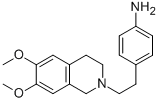 4-[2-(3,4-DIHYDRO-6,7-DIMETHOXY-2(1H)-ISOQUINOLINYL)ETHYL]-BENZENAMINE CAS#: 82925-02-8