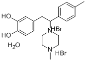 4-(2-(4-Methylphenyl)-2-(4-methyl-1-piperazinyl)ethyl)-1,2-benzenediol dihydrobromide hydrate CAS#: 87203-84-7