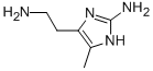 4-(2-AMINO-ETHYL)-5-METHYL-1H-IMIDAZOL-2-YLAMINE CAS#: 89026-20-0