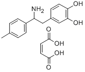 4-(2-Amino-2-(4-methylphenyl)ethyl)-1,2-benzenediol (Z)-2-butenedioate  (1:1) (salt) CAS#: 87203-73-4