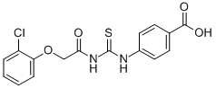 4-[[[[(2-CHLOROPHENOXY)ACETYL]AMINO]THIOXOMETHYL]AMINO]-BENZOIC ACID CAS#: 87998-80-9