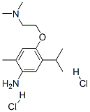 4-[2-(DIMETHYLAMINO)ETHOXY]-2-METHYL-5-(1-METHYLETHYL)-BENZENAMINE, DIHYDROCHLORIDE CAS#: 83880-23-3