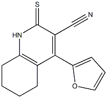 4-(2-Furanyl)-1,2,5,6,7,8-hexahydro-2-thioxo-3-quinolinecarbonitrile CAS#: 83989-90-6