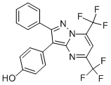 4-[2-PHENYL-5,7-BIS(TRIFLUOROMETHYL)PYRAZOLO[1,5-A]PYRIMIDIN-3-YL]PHENOL CAS#: 805239-56-9